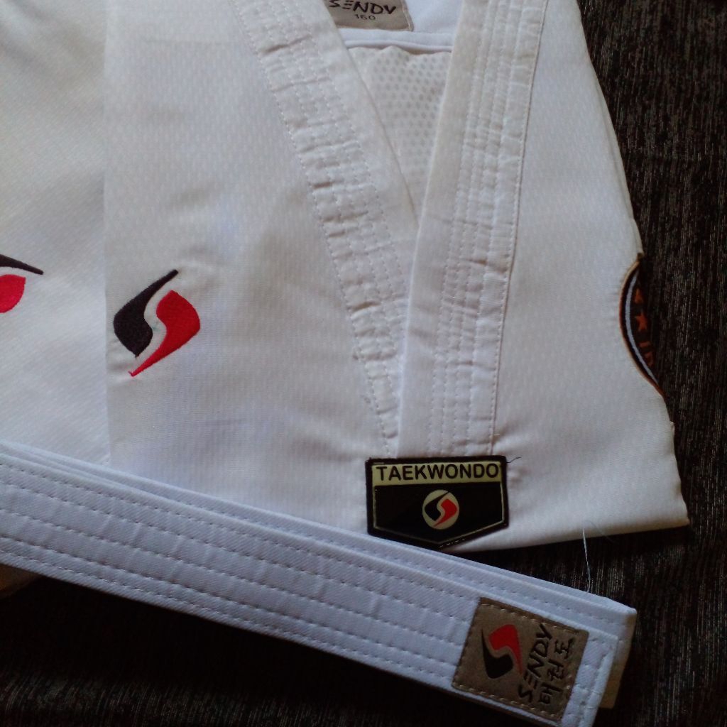 Preloved dobok tae kwon do sabuk putih
