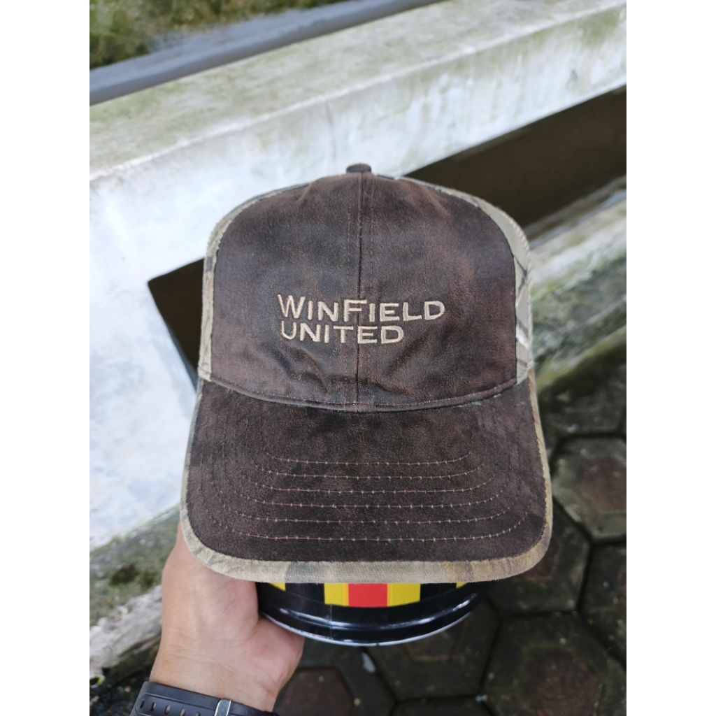 Topi Realtree mix leather WINFILD UNITED By K-PRODUCT