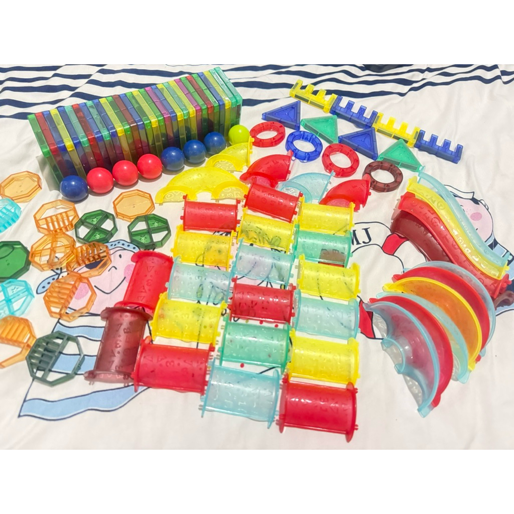 preloved magnetic tiles isi 100