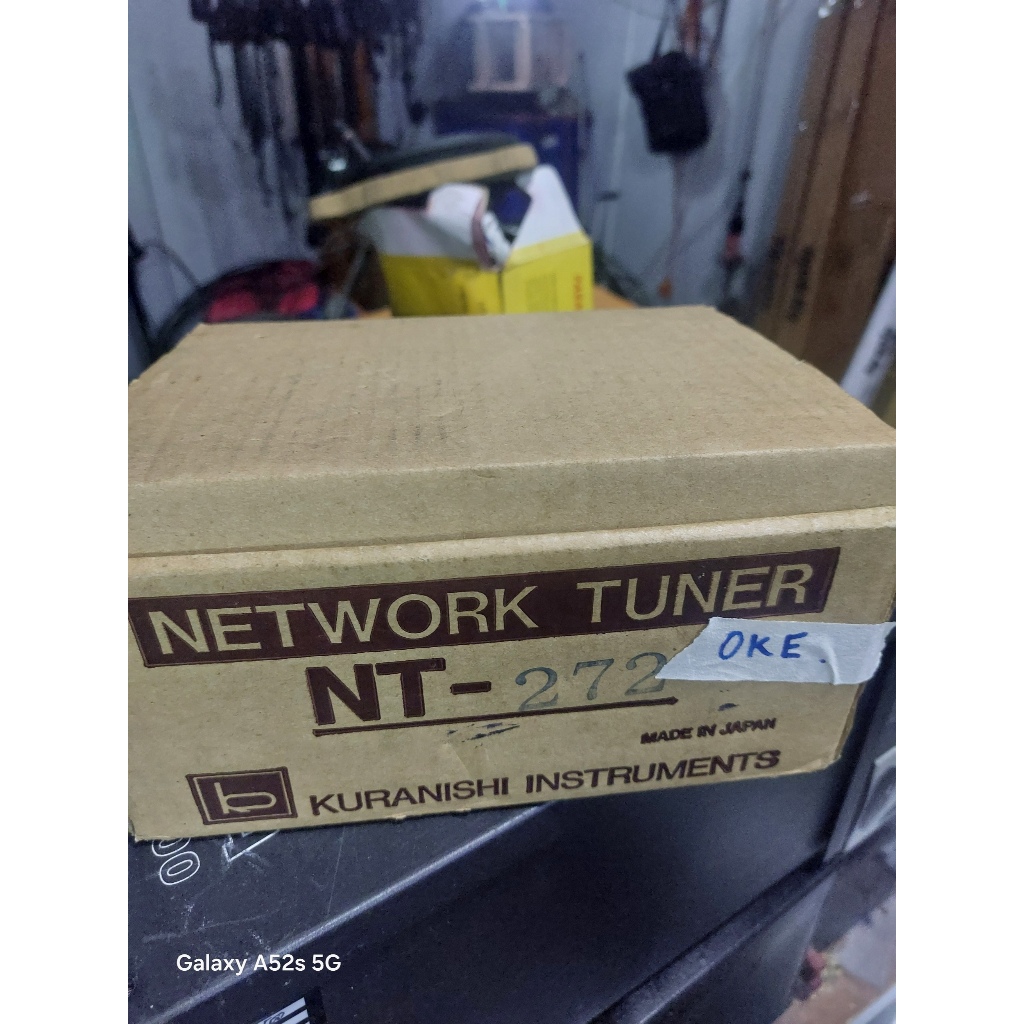Swr Tuner Kuranishi Jepang Nt-272 Network Tuner KURANISHI NT 272 Frekuensi Uhf dan Vhf Antena Tuner 