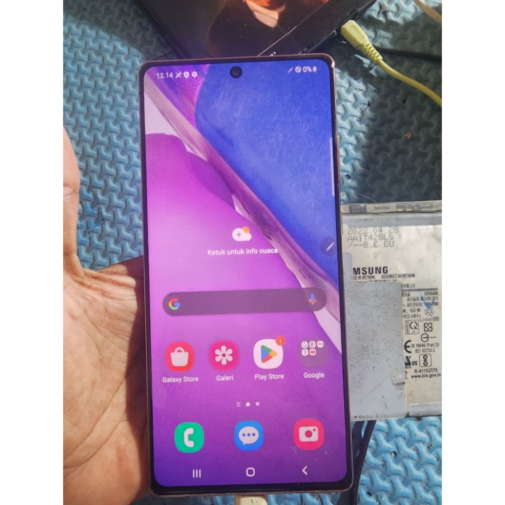 lcd ori copotan note 20