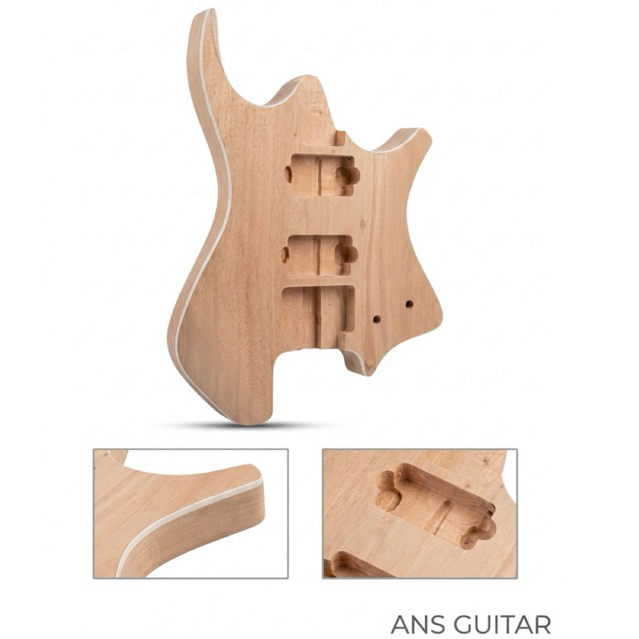 body gitar headless custom HH