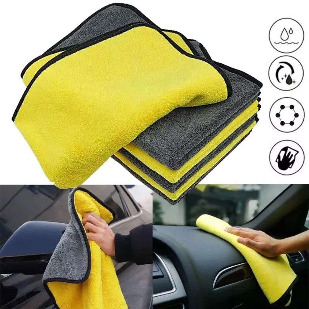 Kain Lap Microfiber 30X30 30X40 30X60- Kain Lap Multifungsi MICROFIBER