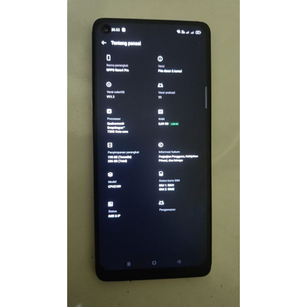 OPPOE RENO 4 PRO 8/256GB