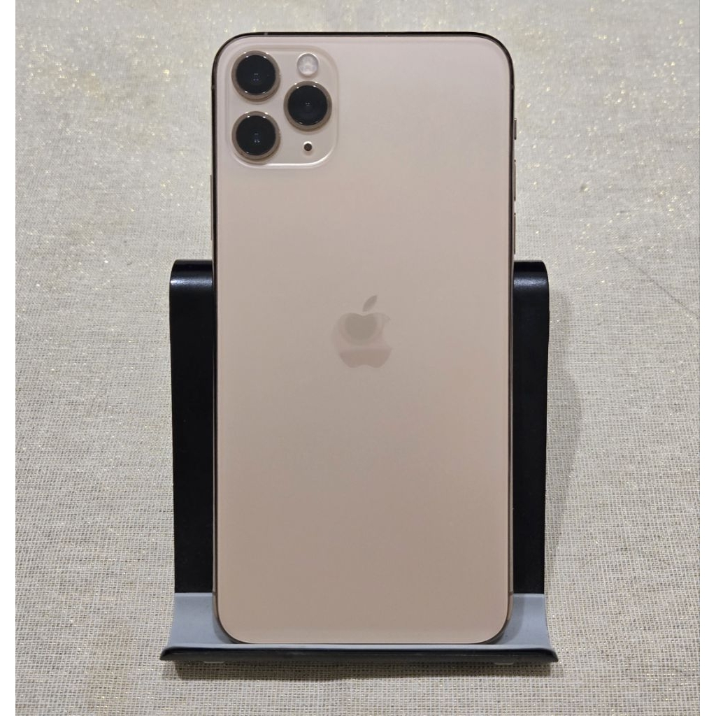 IPHONE 11 PRO MAX GOLD 512GB LIKE NEW EX GARANSI RESMI PEMAKAIAN PRIBADI