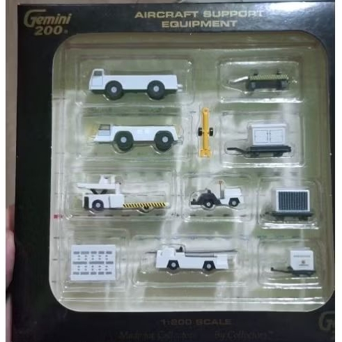 Airport Accessories Ground Support Equipment GSE Gemini Jets set 1 skala 1:200