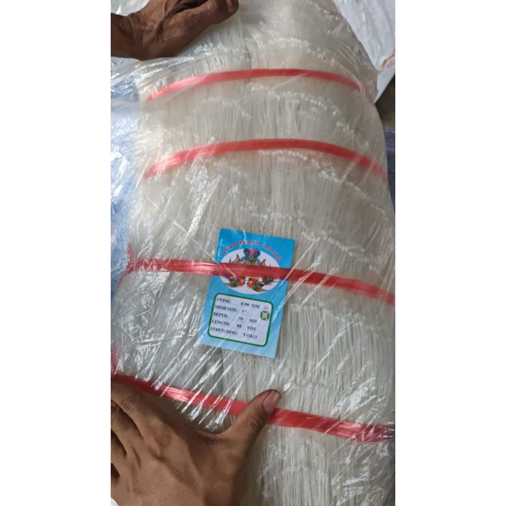 jaring ikan 5 inch 0.90 70md/80yds yoko