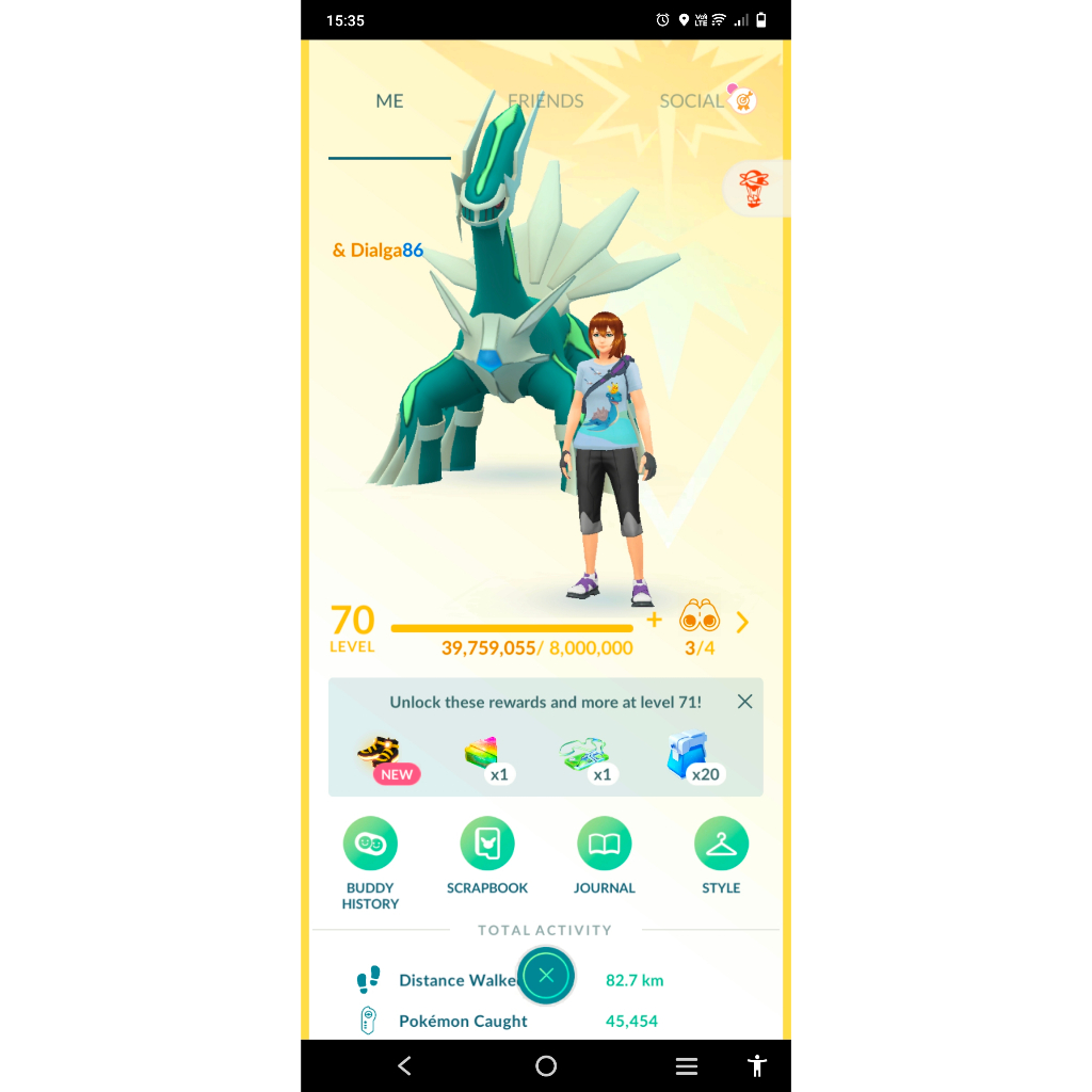 Paket Pokemon Go Siap Pakai (Akun level 70) Mega Rayquaza, Primal Kyogre, Primal Groudon