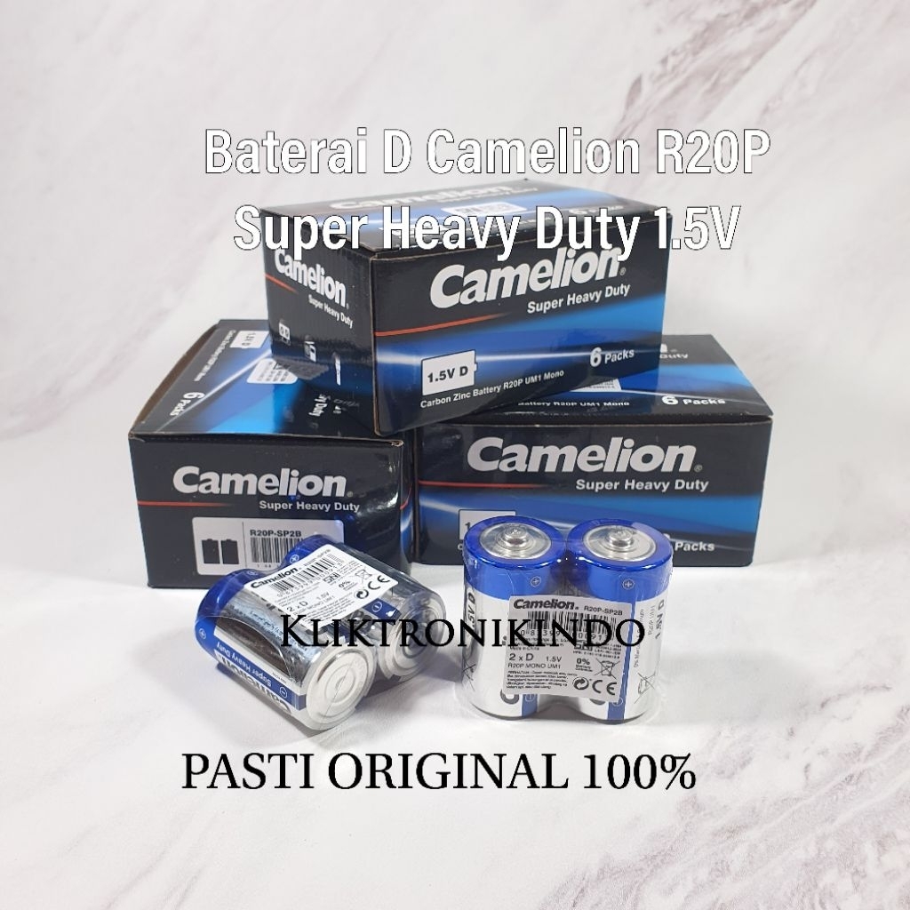 Baterai R20P UM1 Mono Camelion Super heavy duty size D Battery D Camelion Super Heavy Duty R20P Bate