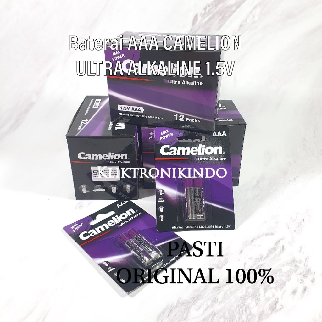 Baterai AAA Camelion Ultra Alkaline LR03 Baterai Alkaline AAA Camelion BATTERY AAA Ultra Alkaline CA