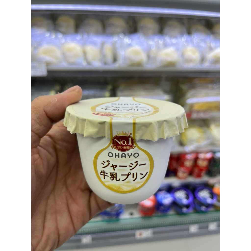 OHAYO Jersey Milk Pudding Original Jepang Puding Susu Premium Dessert Jepang Import