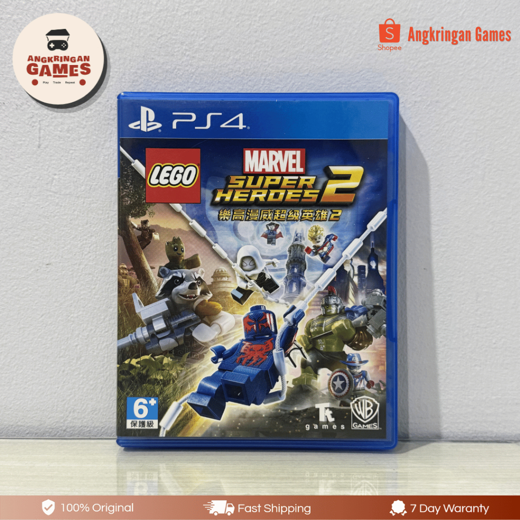 BD Kaset PS4 LEGO Marvel Super Heroes 2 Bekas Second Original | Game Superheroes 2 Seru PlayStation