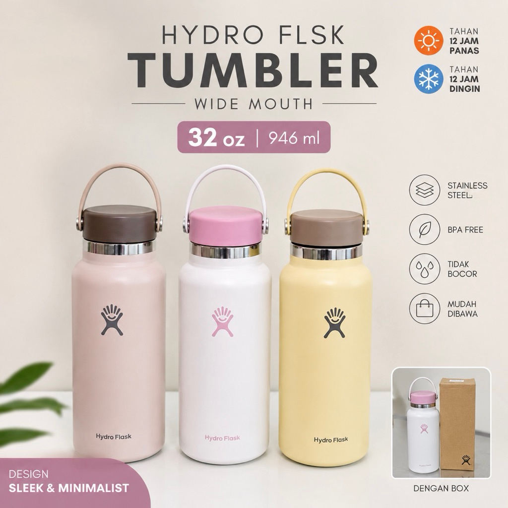 Tumbler HydroFlask Flex Sip 32oz