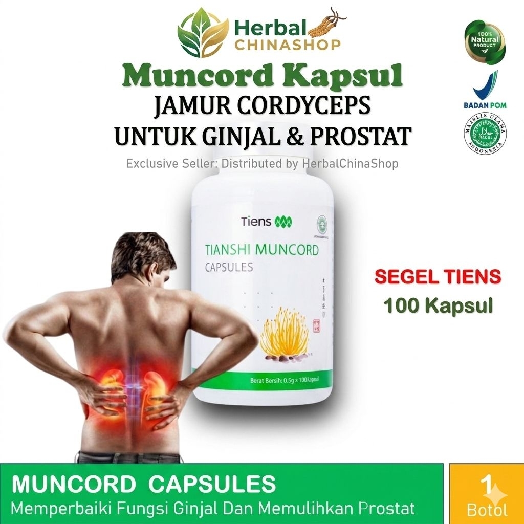 Muncord Tiens Capsules - Suplemen Herbal Pria Wanita, Meningkatkan Imun & Stamina