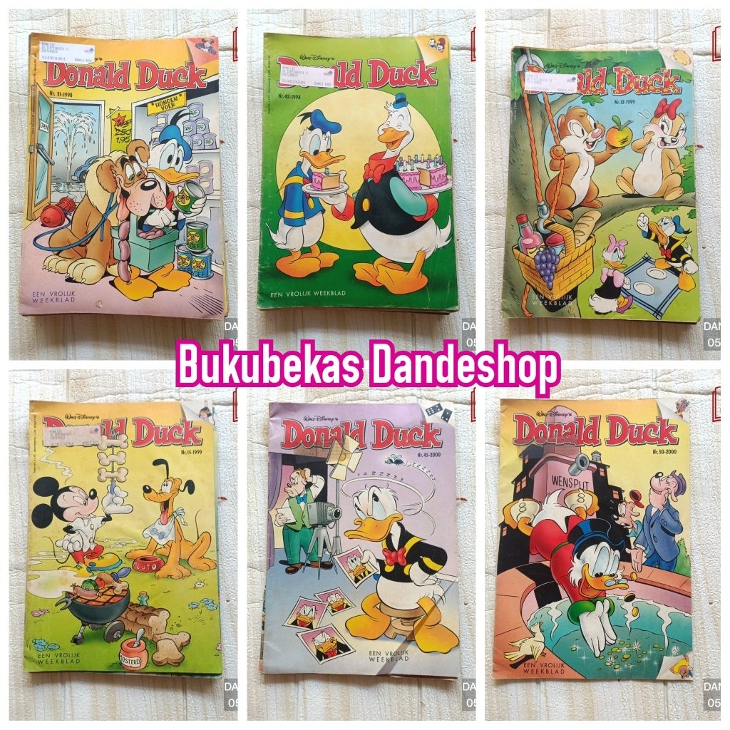 Donald Duck Bahasa Belanda - Komik Disney Dutch BEKAS PRELOVED