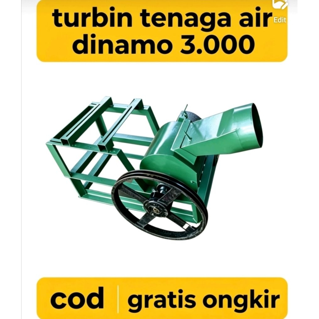turbin tenaga air kapasitas dinamo 3000