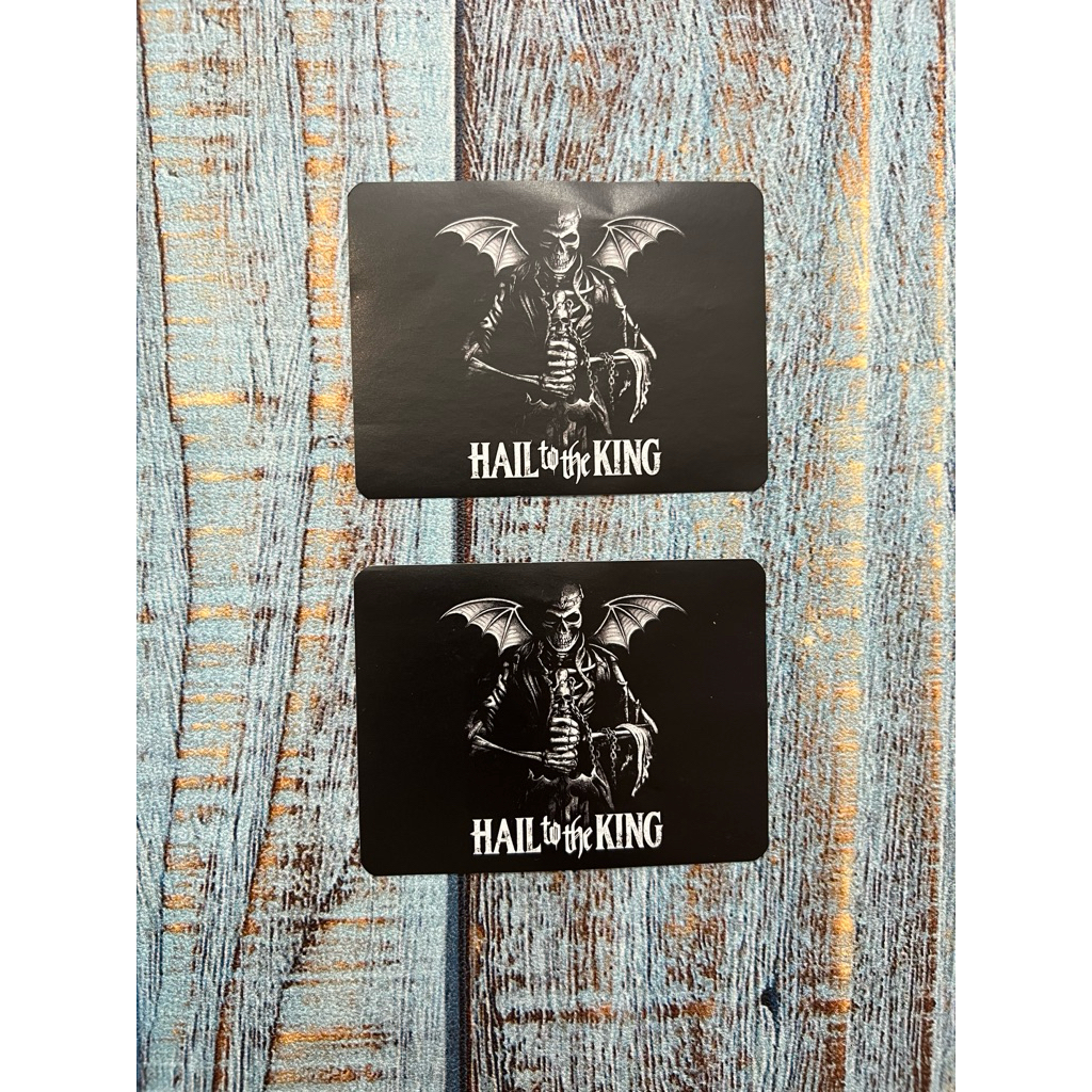 Stiker Avenged Sevenfold Hail to The King A7X World Official Merchandise