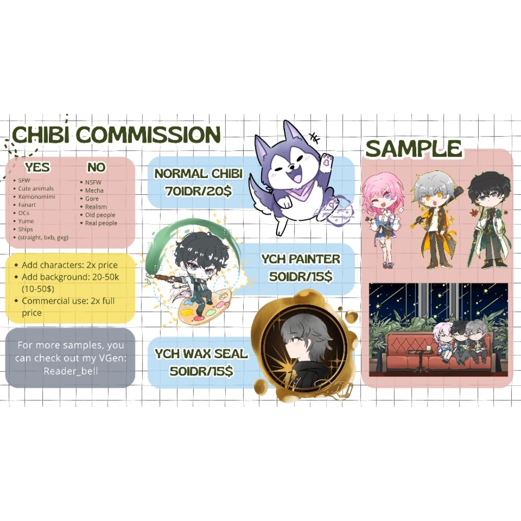 Komis gambar - Chibi commission