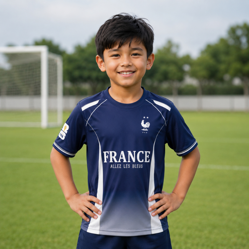 Jersey Anak Piala Dunia 2026 France / Jersey France Printing