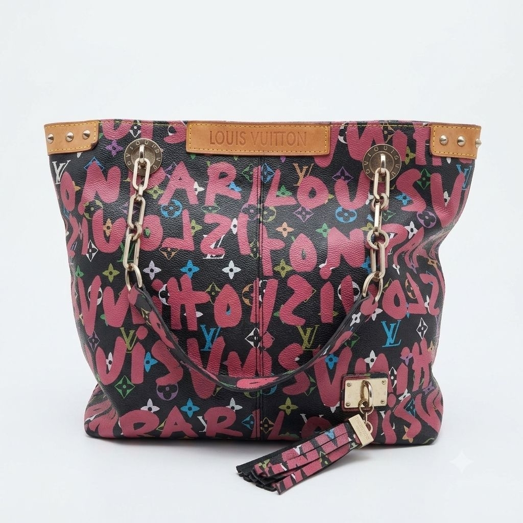 Tas Louis Vuitton Graffiti Monogram Tote Preloved/Second