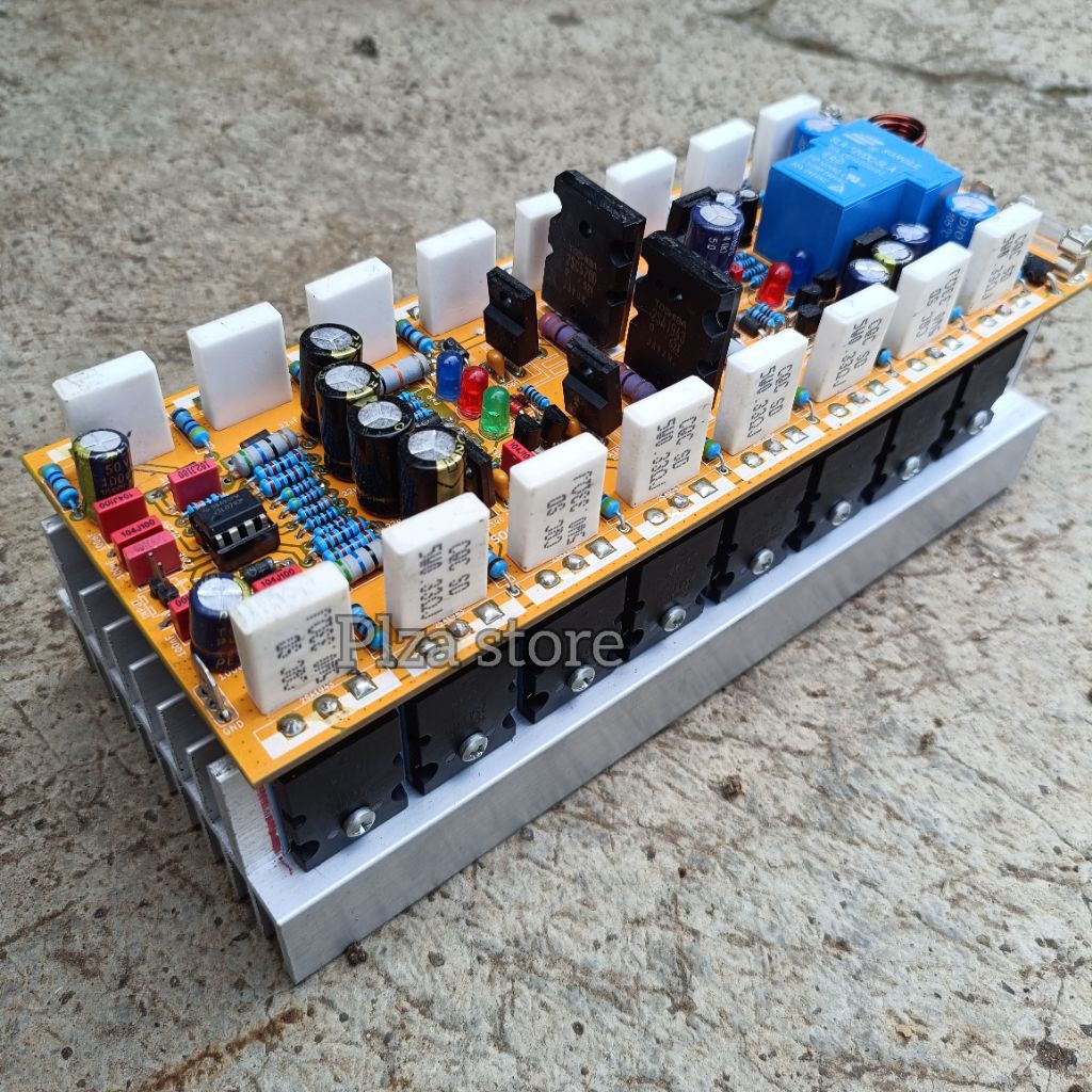 Kit power amplifier Socl 506 TEF pro lengkap 8 set tr final