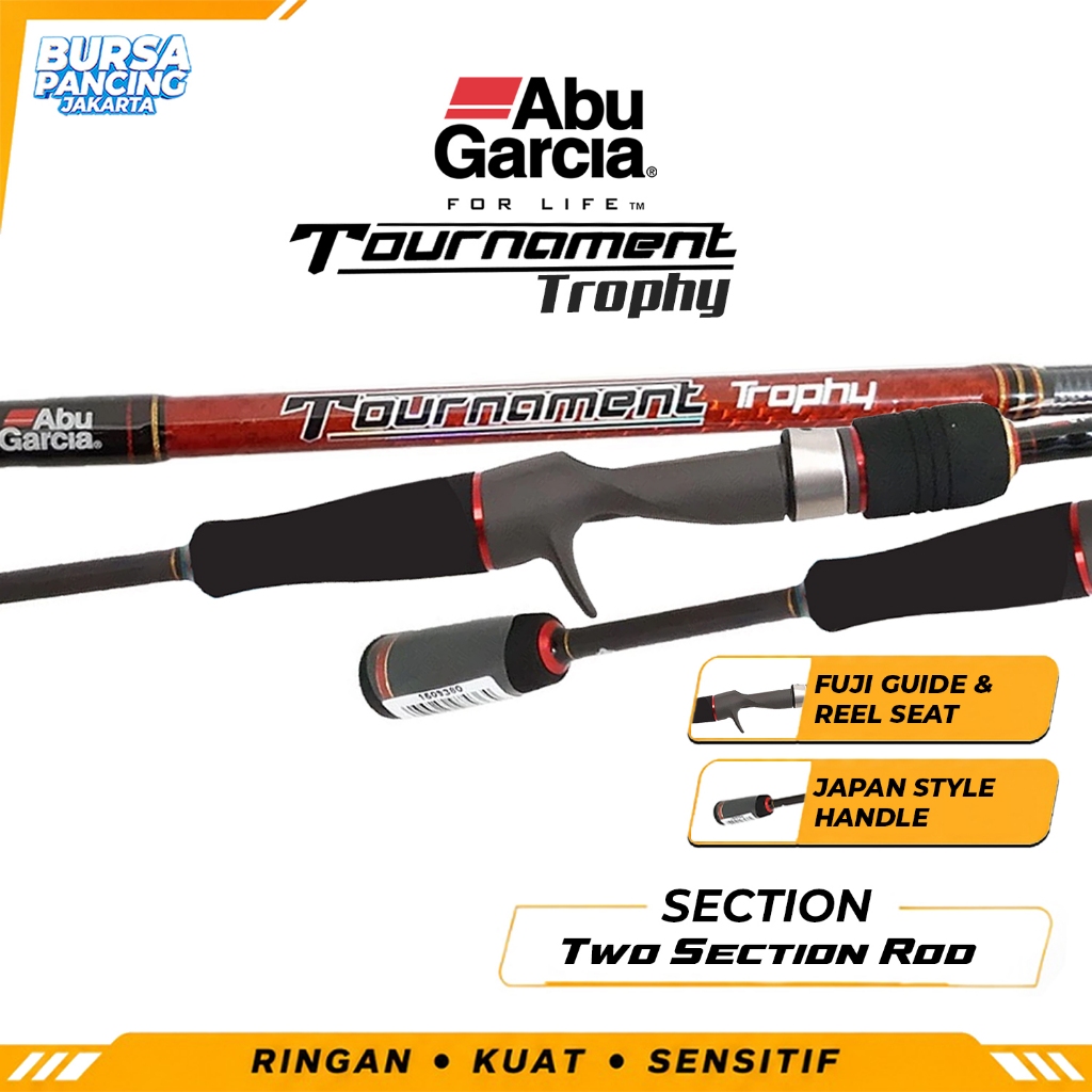 ABU GARCIA Joran Baitcasting TOURNAMENT TROPHY 180cm - 210cm X-Wrap & Red Carbon Blank Full Fuji