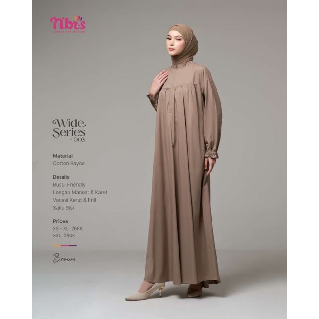 PROMO GAMIS NIBRAS CUCI GUDANG WIDE SERIES 3