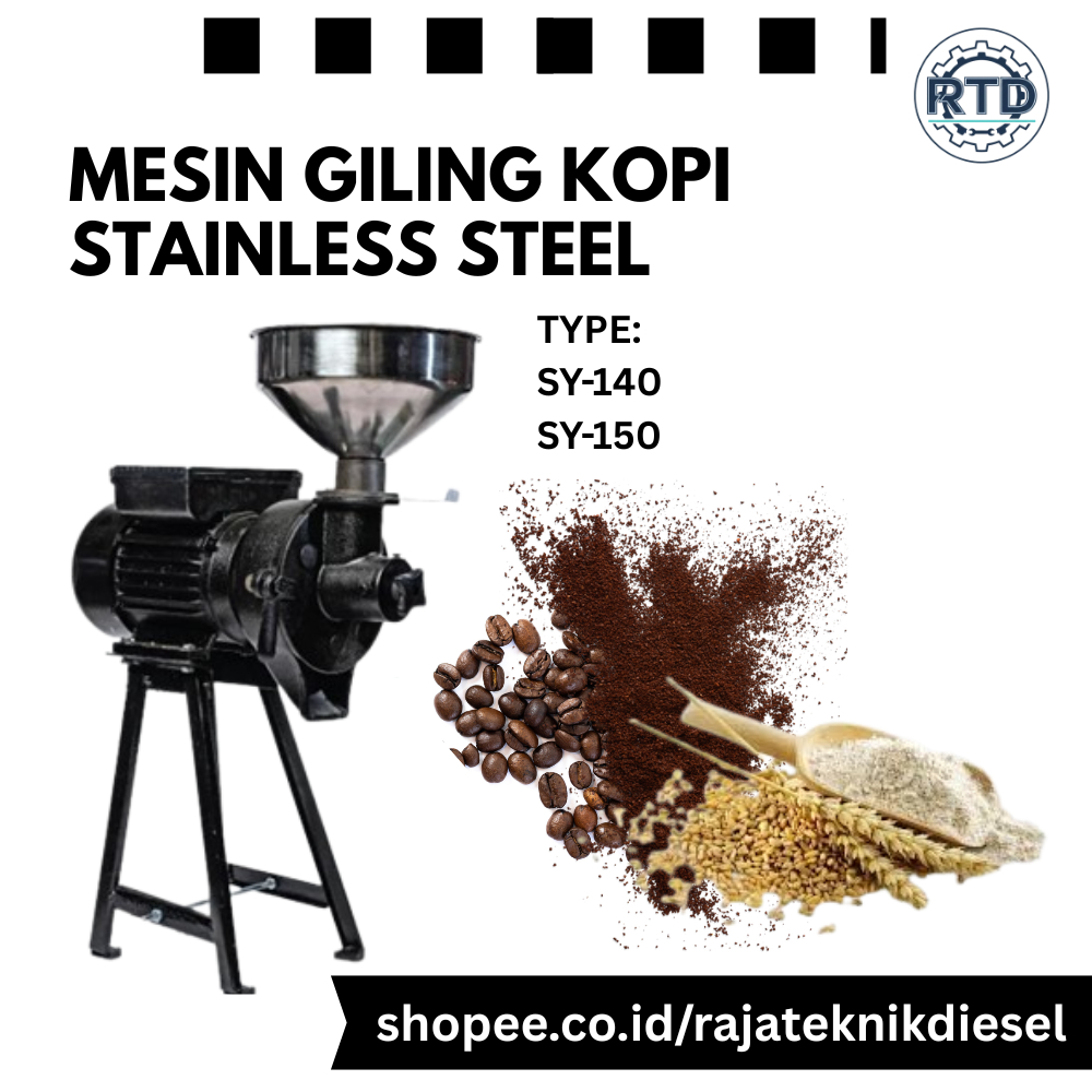 COFFEE GRINDER MESIN GILING KOPI GILING TEPUNG GILING BERAS SY 150 - SY 140