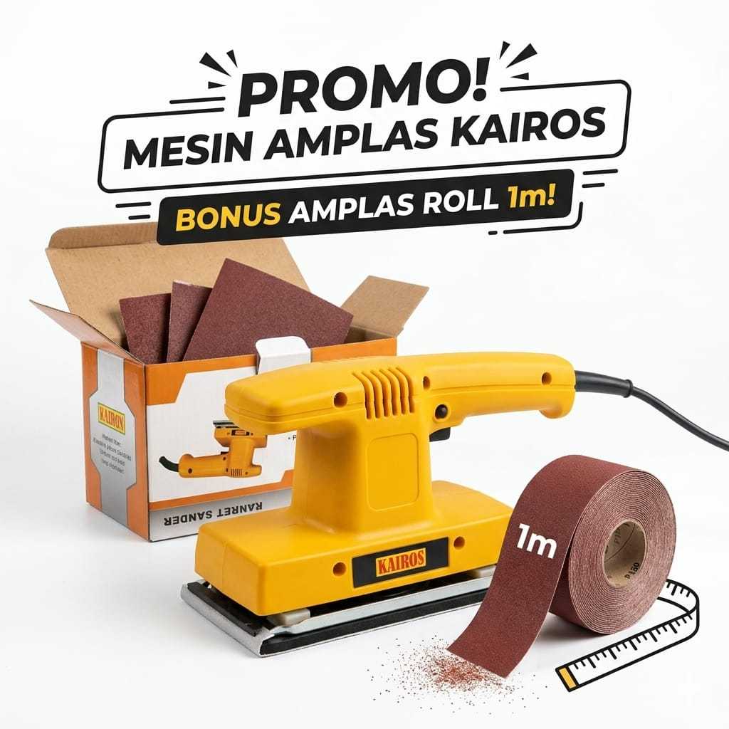 Mesin amplas orbital sander Elektrik Sander Mesin Amplas Kayu Mesin Amplas Tembok