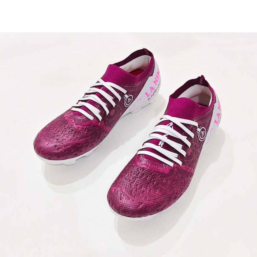Obral cuci gudang Sepatu bola AZERO LANINA ungu size 39-43
