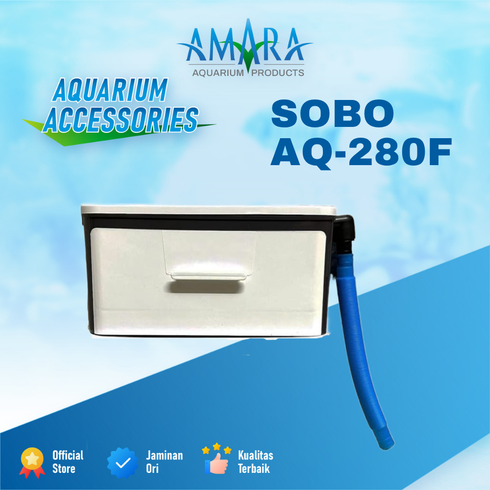 SOBO Filter Box AQ-280F / Box Top Filter Atas Gantung Samping Akuarium Aquascpae / Trickle Filter de