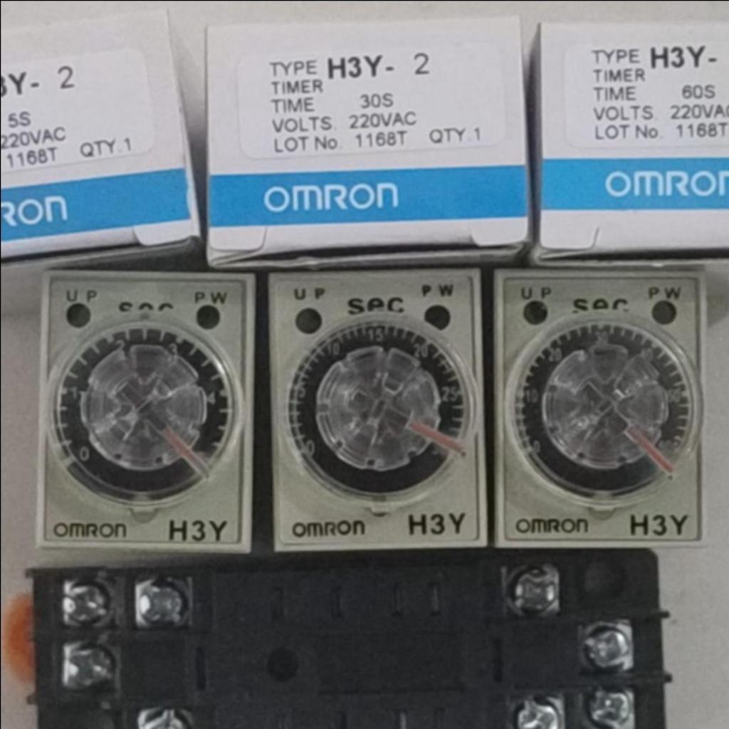 Timer Omron H3Y-2 / H3Y2 Delay Timer Relay 60S 220v