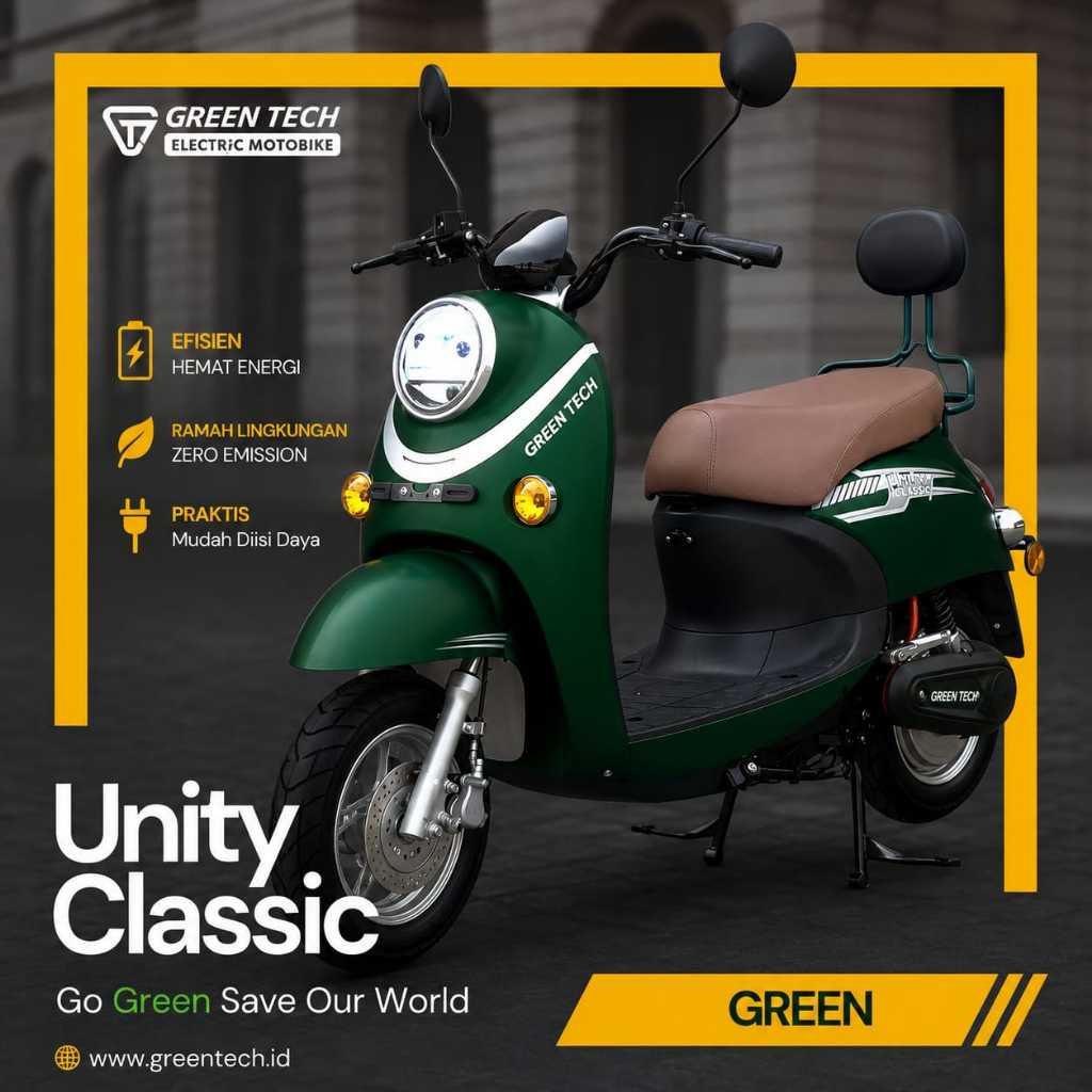 Motor Listrik GREENTECH UNITY CLASSIC 1500 Watt