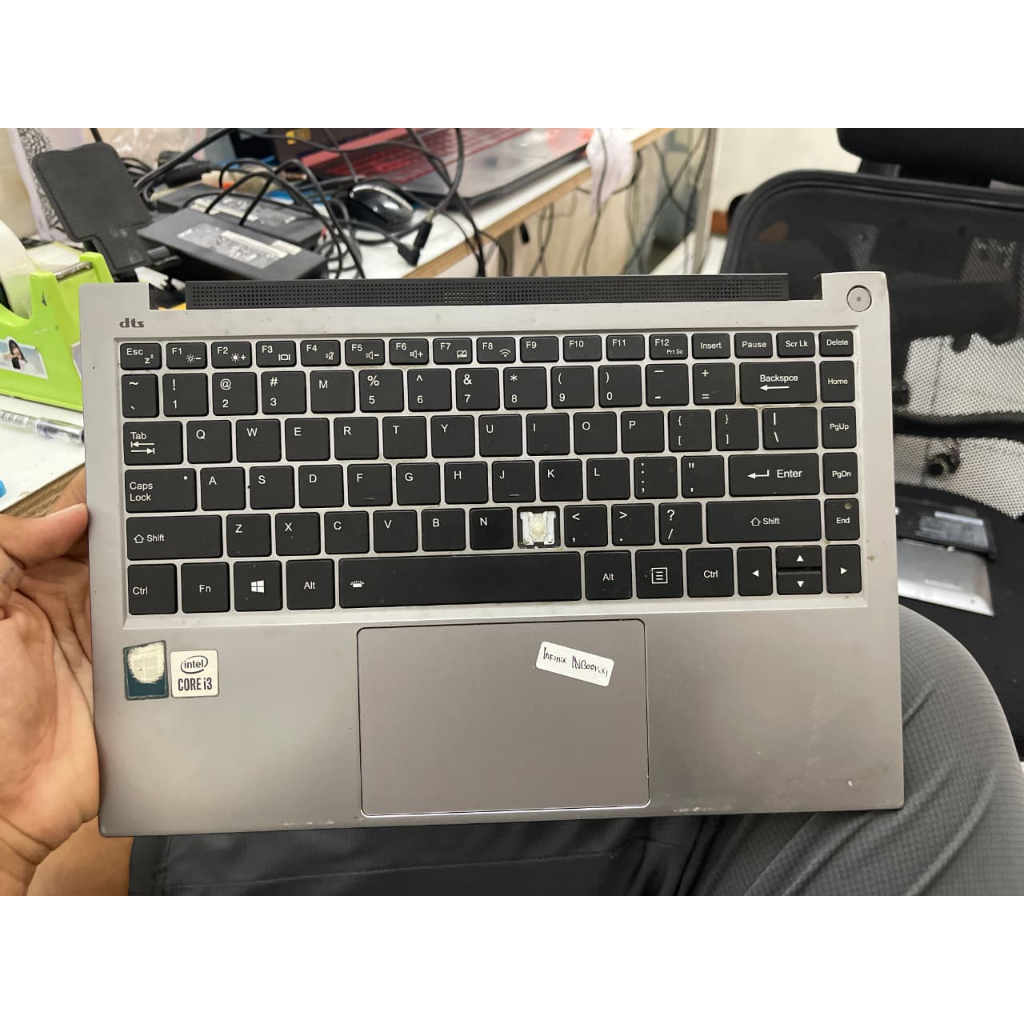 Palmrest + Keyboard + Touchpad Infinix INBook X1 Top Case Casing Atas