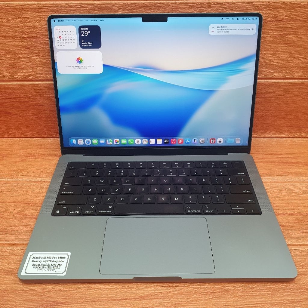 MacBook M2 Pro | 16GB | 2TB | 14 inch | Second Mulus Original 100%