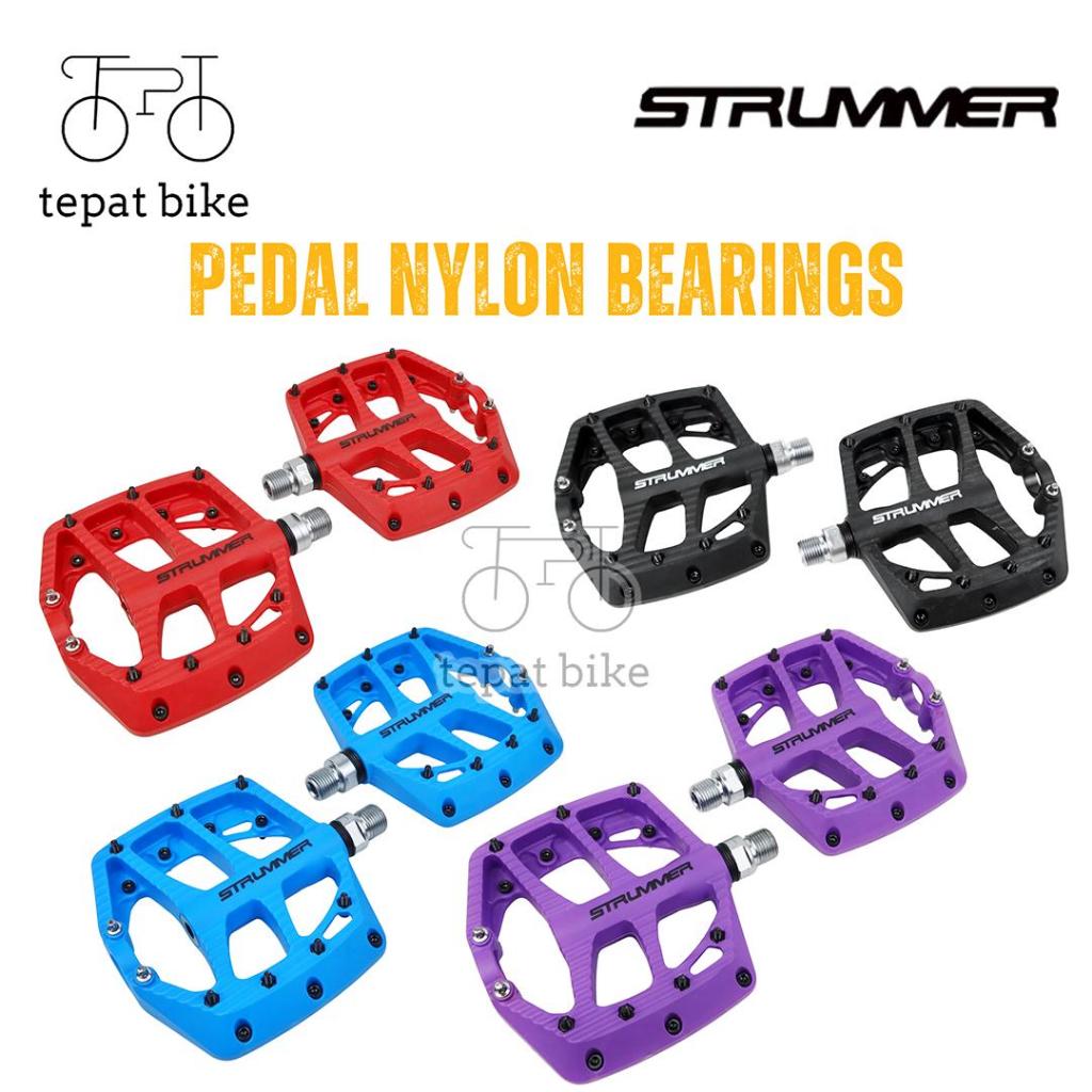 Pedal Strummer PD-N7 PDN7(9/16", Nylon, 2 Bearings) MTB BMX Commuter Federal Kalcer / As Besar - Mer