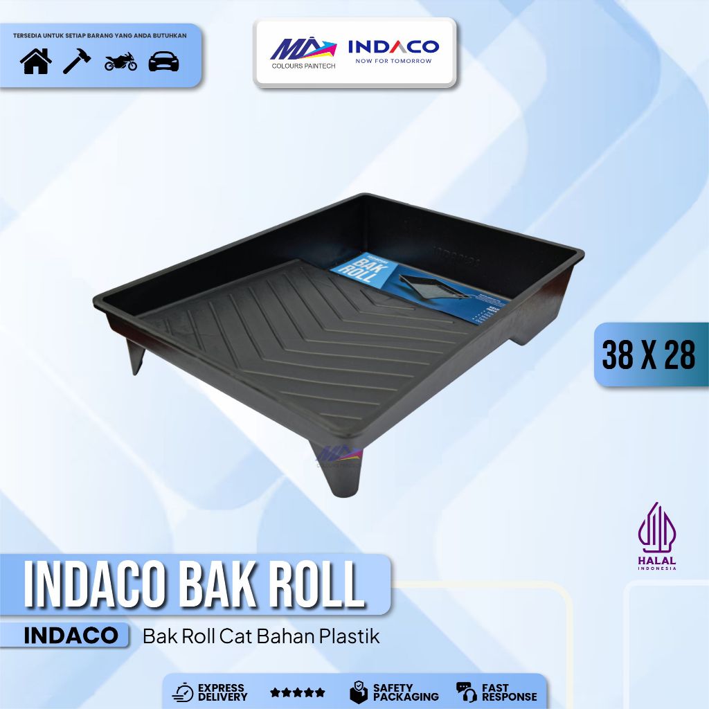 BAK CAT TEMPAT CAT TEMPAT ROLL INDACO