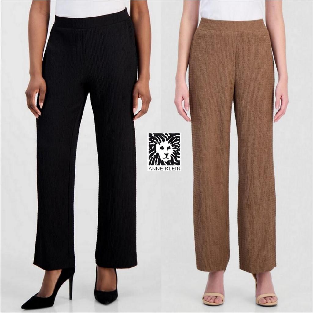 Mode Republic - Essentials Textured Knit Pull-On Pants - Daily Basic & Profesional Pants - Celana Pa
