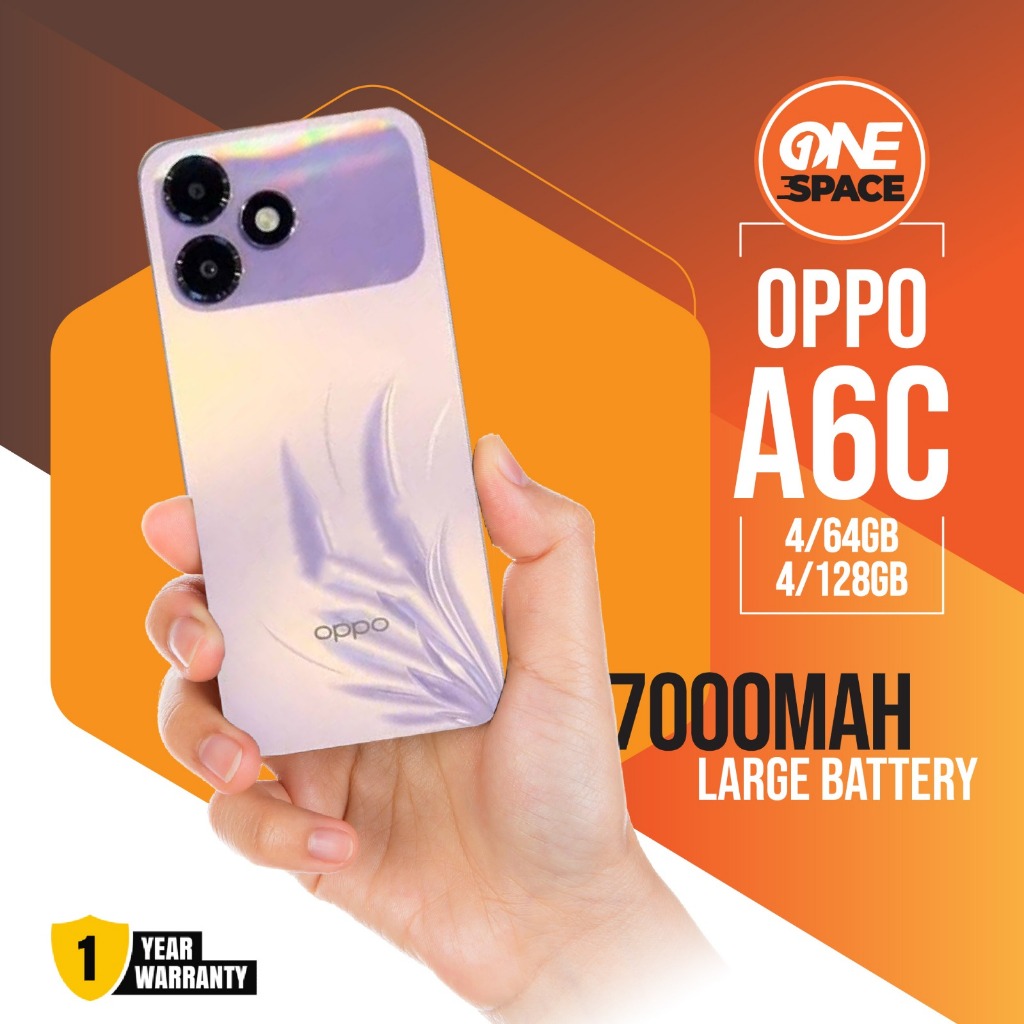 OPPO A6C 4/64 4/128 GB 4GB 64GB 128GB HP Smartphone Android