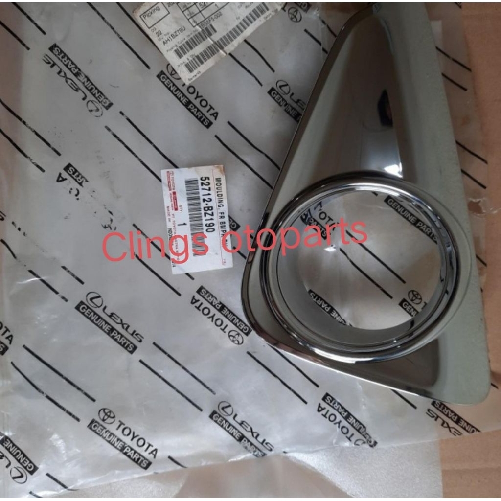 Cover tutup Foglamp / ring Foglamp chrome Calya original