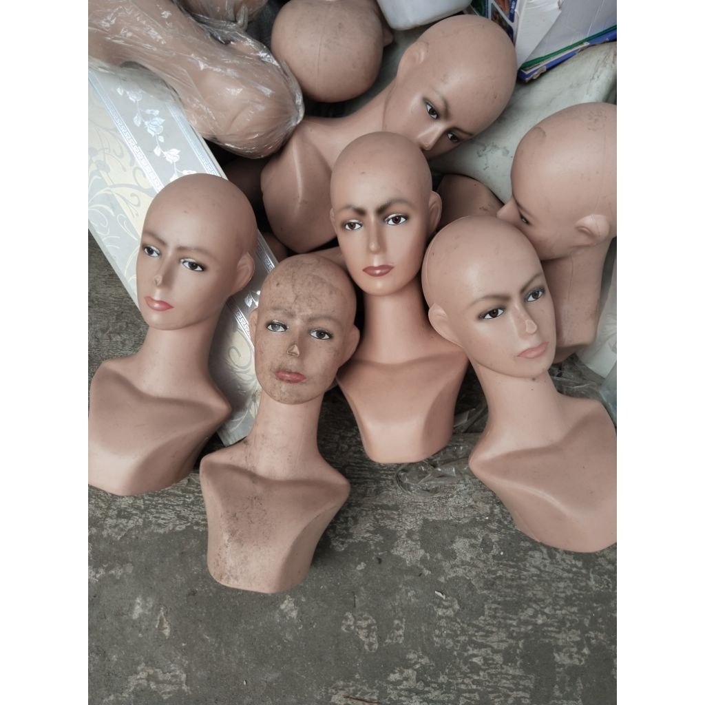 Manekin kepala SECOND Anak dan Dewasa