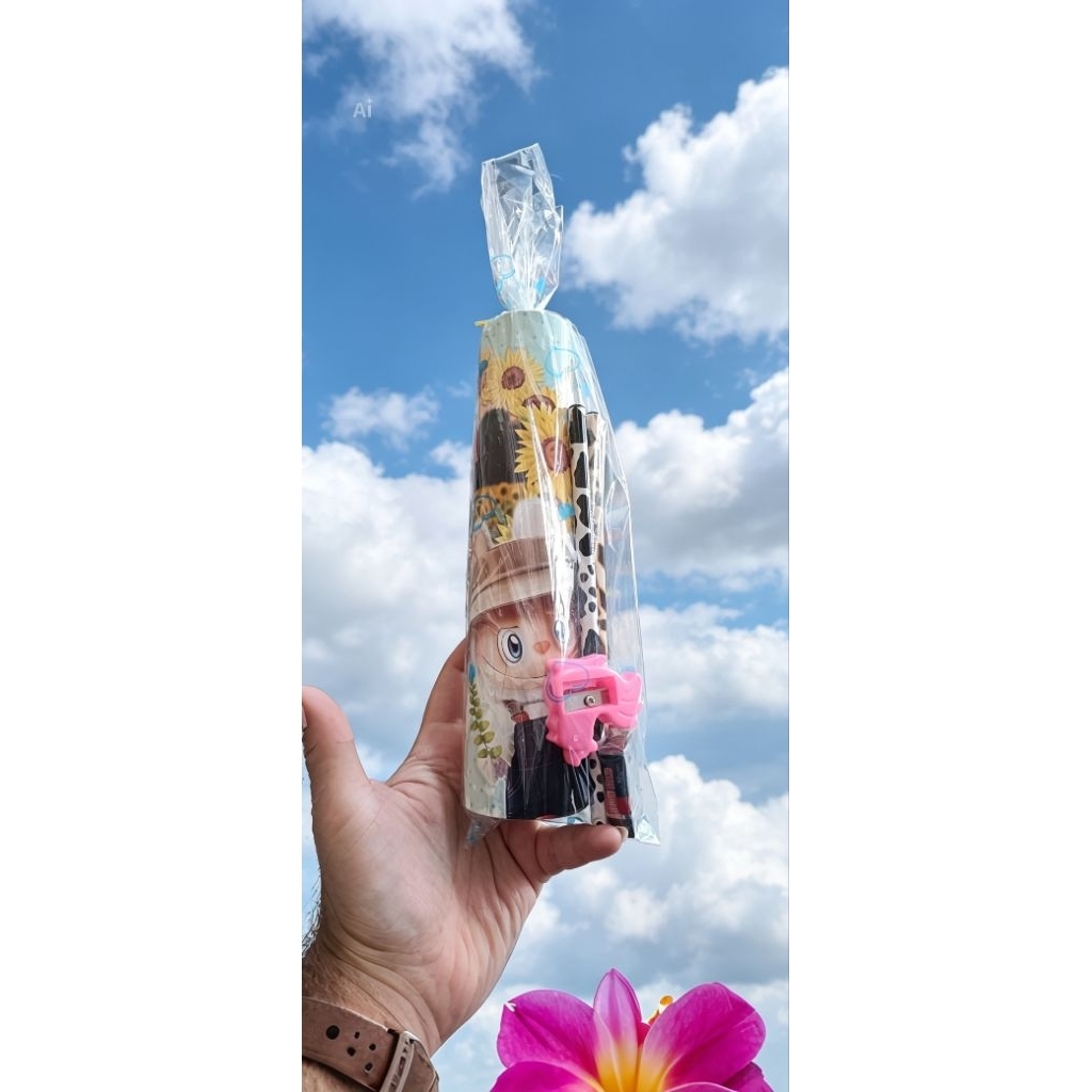 souvenir ulang tahun-alat tulis-hampers ulang tahun-mainan anak