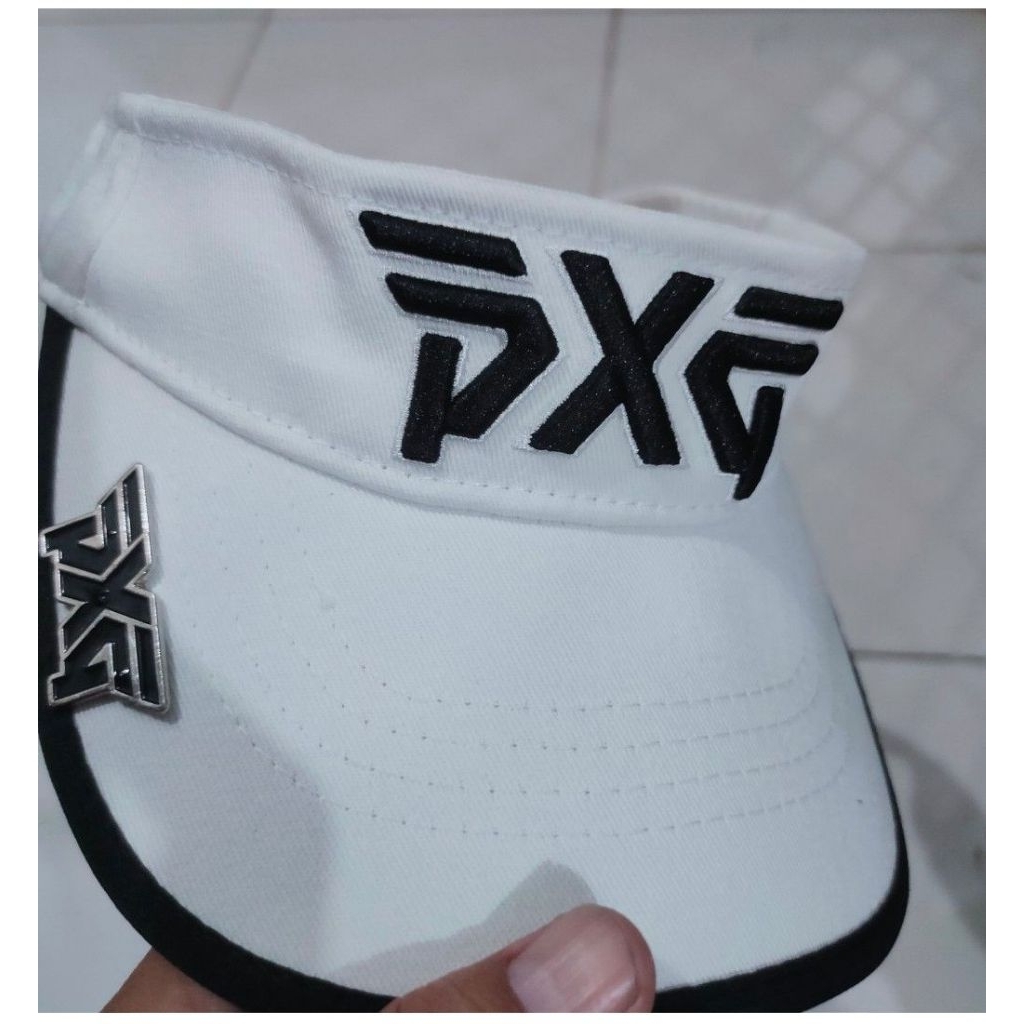 topi golf half caps visor ada besi