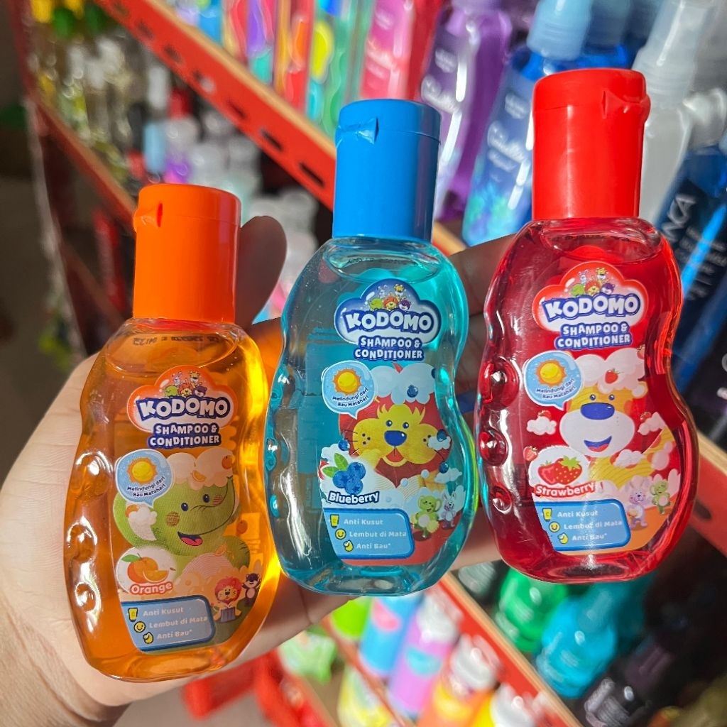 SHAMPO KODOMO KIDS 45ML ORIGINAL SHAMPO ANAK BAYI LEMBUT ANTI PEDIH MATA BOTOL TRAVEL SIZE MURAH BES