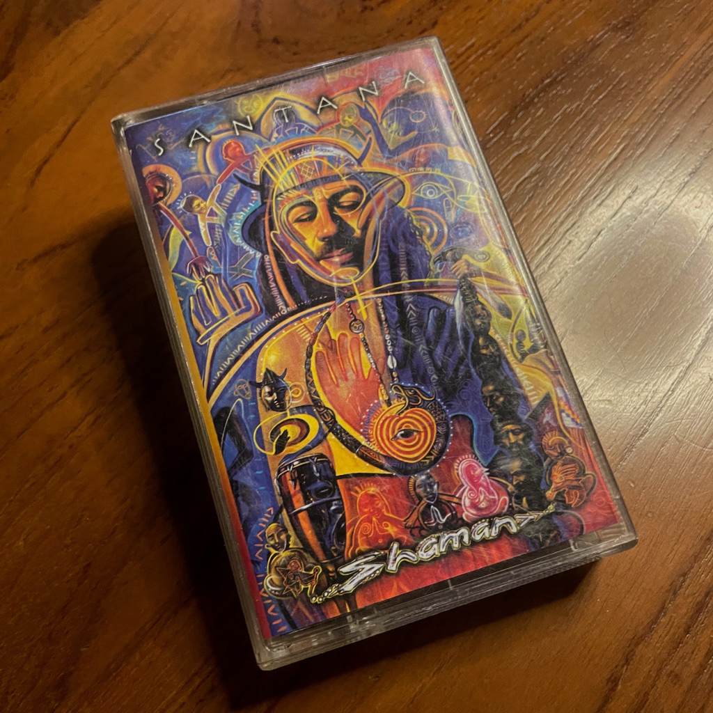 kaset pita santana shaman (used)