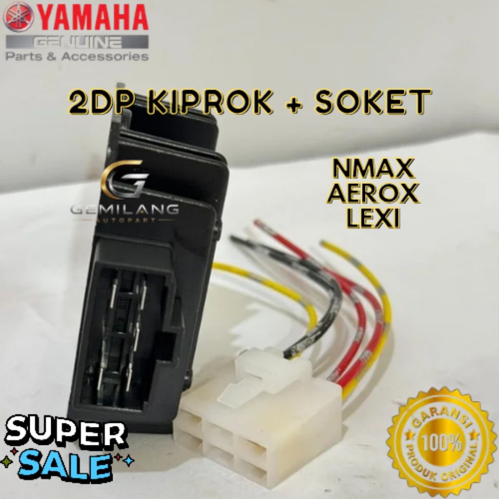 KIPROK + SOKET KODE 2DP, KIPROK + SOKET NMAX, KIPROK + SOKET AEROX, KIPROK + SOKET LEXI