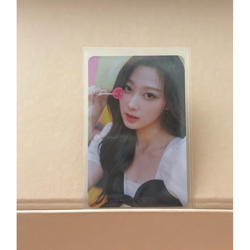 PC GISELLE AESPA OFFICIAL TC OH CAENDY POCKET CANDY TRADING CARD VER A B VERSION ALBUM KARINA WINTER