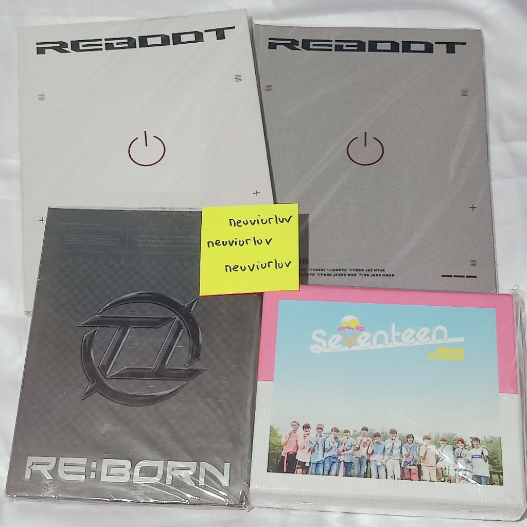 (ALBUM ONLY) Album Only Photobook Seventeen  Love Letter Treasure Reboot TO1 Reborn