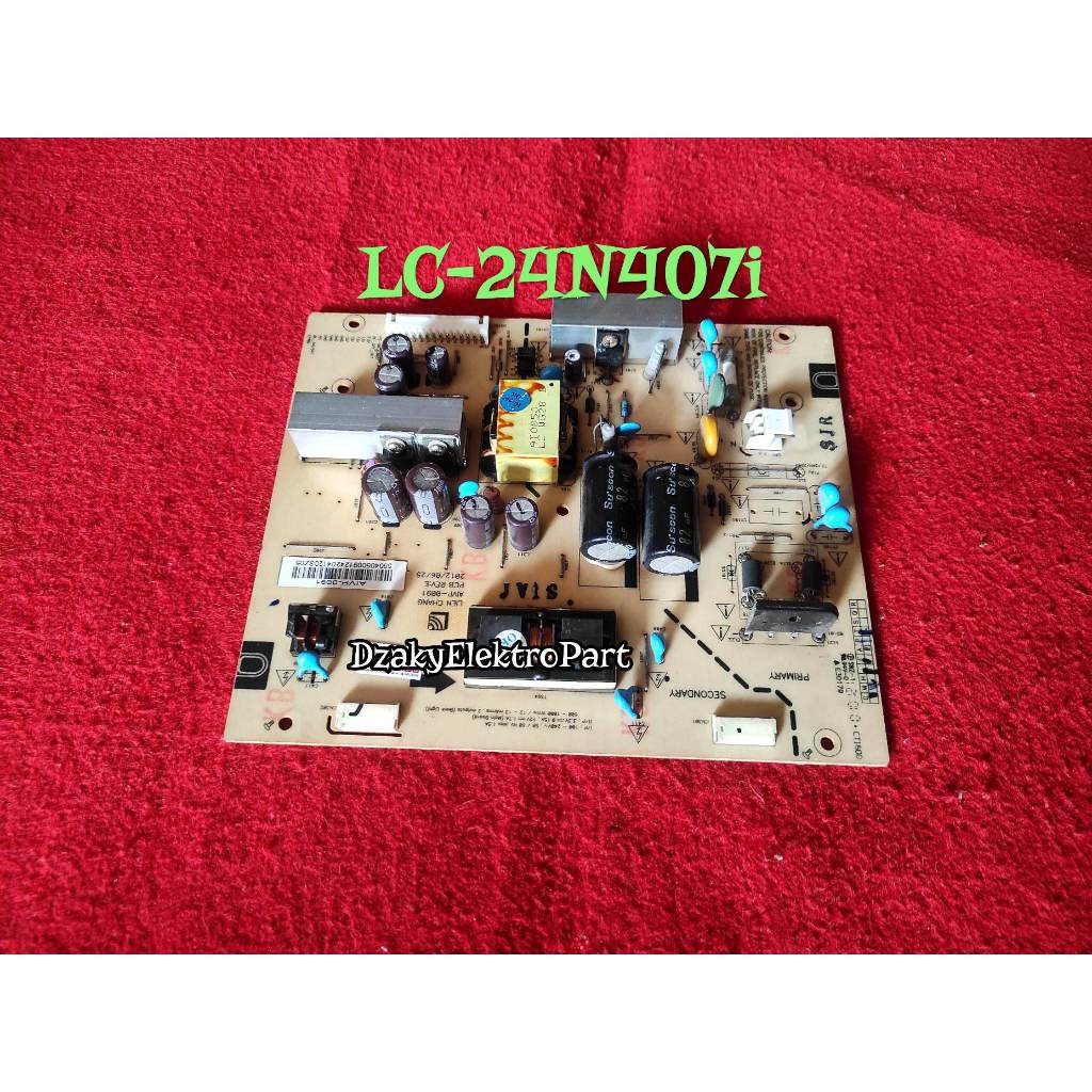 SHARP LC-24N407I PSU Regulator power supply 24N407I - 24N407