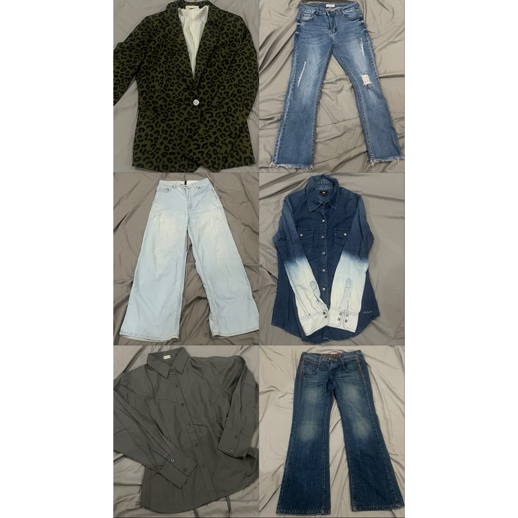 PRELOVED - KEMEJA - BLOUSE - JEANS - BLAZER - OUTER